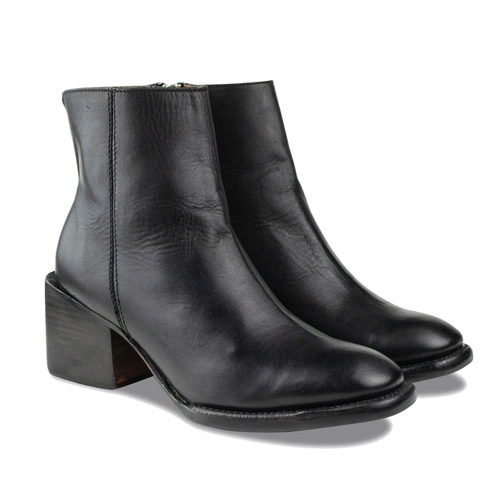 Women's Leather Heeled Boots | Clay – Sutro Footwear